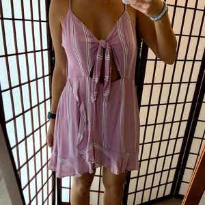 Fun Summer Dress with Chest Cut Out!